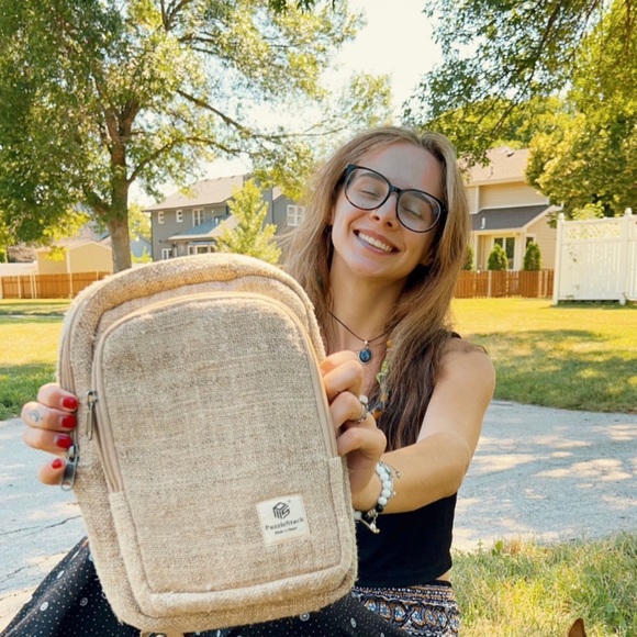 Pure Hemp Sling Bag - Picture 9 of 11